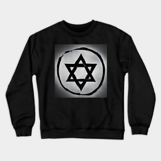 Hexagram Grey Crewneck Sweatshirt